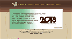 Desktop Screenshot of beaujolais-passot.com